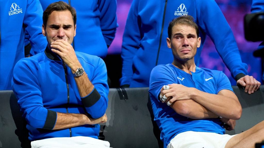 Rafa Nadal se rompe en la despedida a Roger Federer: "Se va una parte de mí"