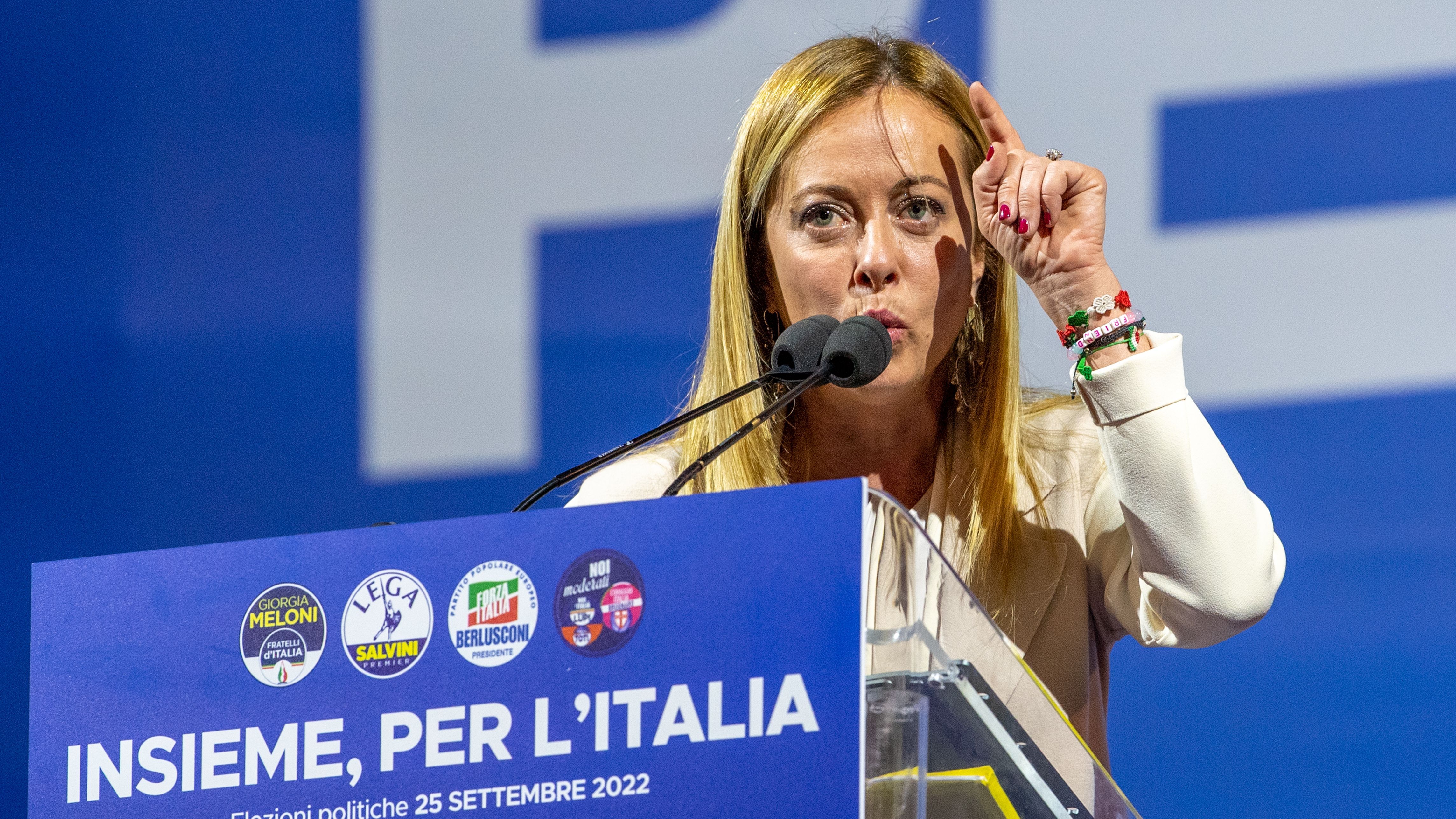 Giorgia Meloni, la ultraderechista favorita para gobernar Italia que quiere el triunfo de Vox en España