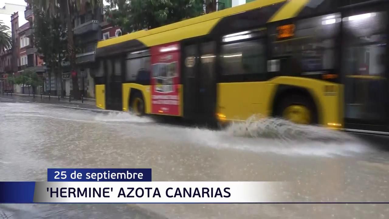 EN IMÁGENES |  Las incidencias por Hermine se multiplican en las Islas Canarias