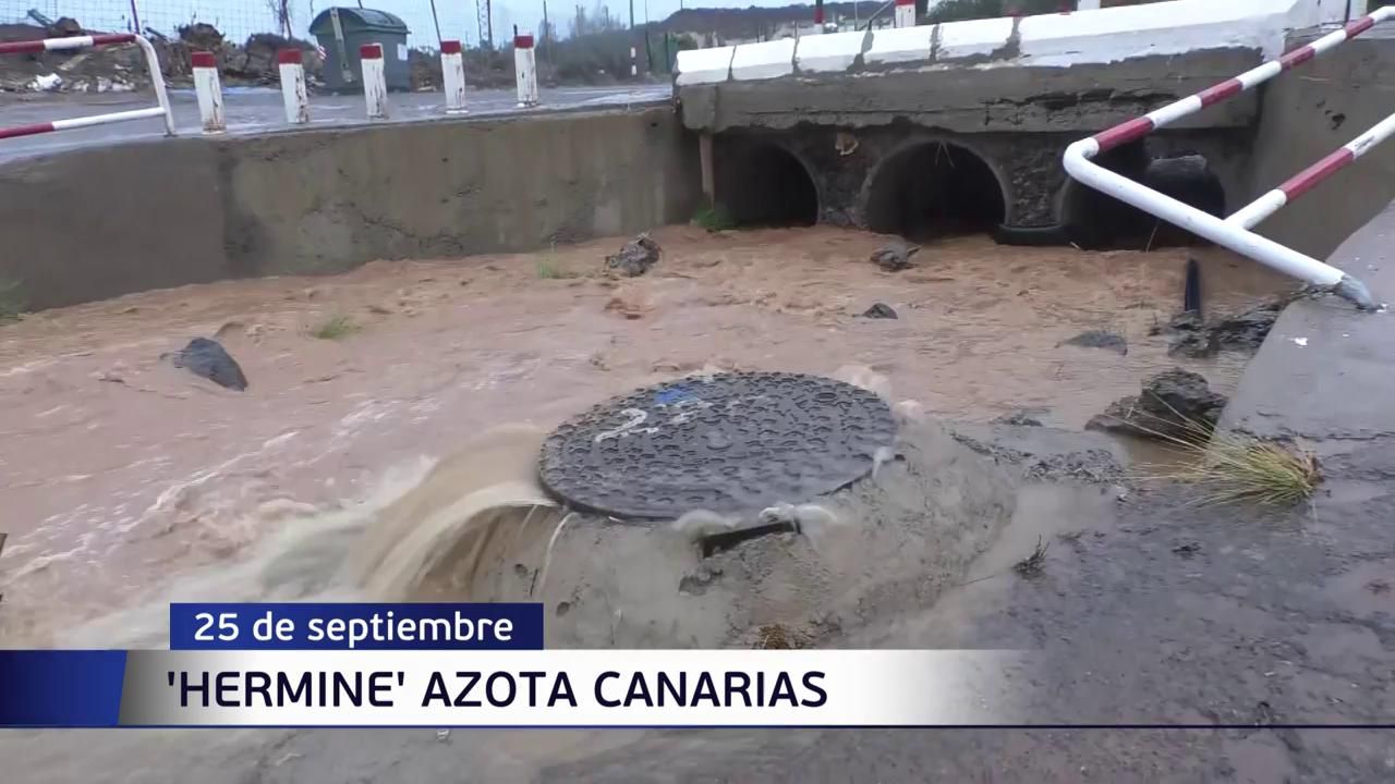 EN IMÁGENES |  Las incidencias por Hermine se multiplican en las Islas Canarias