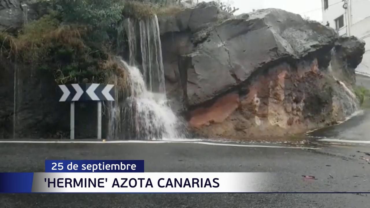 EN IMÁGENES |  Las incidencias por Hermine se multiplican en las Islas Canarias