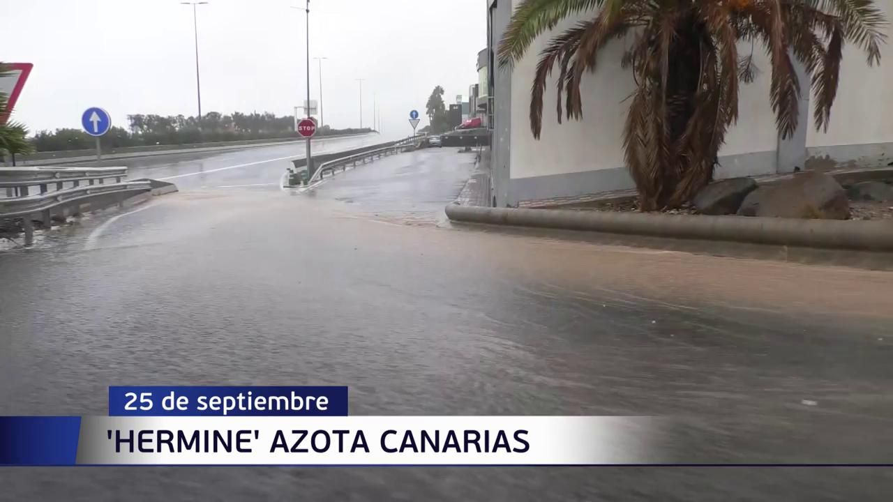 EN IMÁGENES |  Las incidencias por Hermine se multiplican en las Islas Canarias