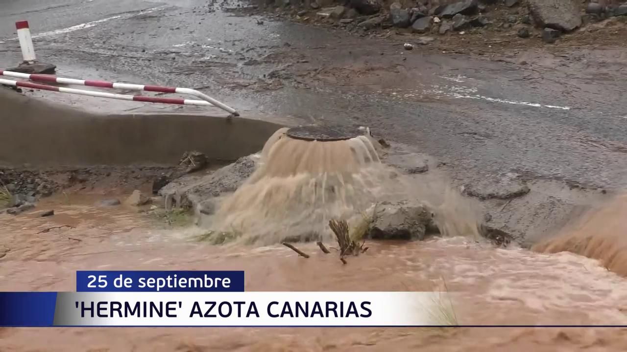 EN IMÁGENES |  Las incidencias por Hermine se multiplican en las Islas Canarias