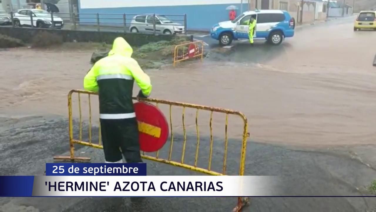 EN IMÁGENES |  Las incidencias por Hermine se multiplican en las Islas Canarias