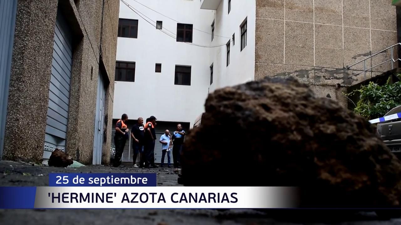 EN IMÁGENES |  Las incidencias por Hermine se multiplican en las Islas Canarias