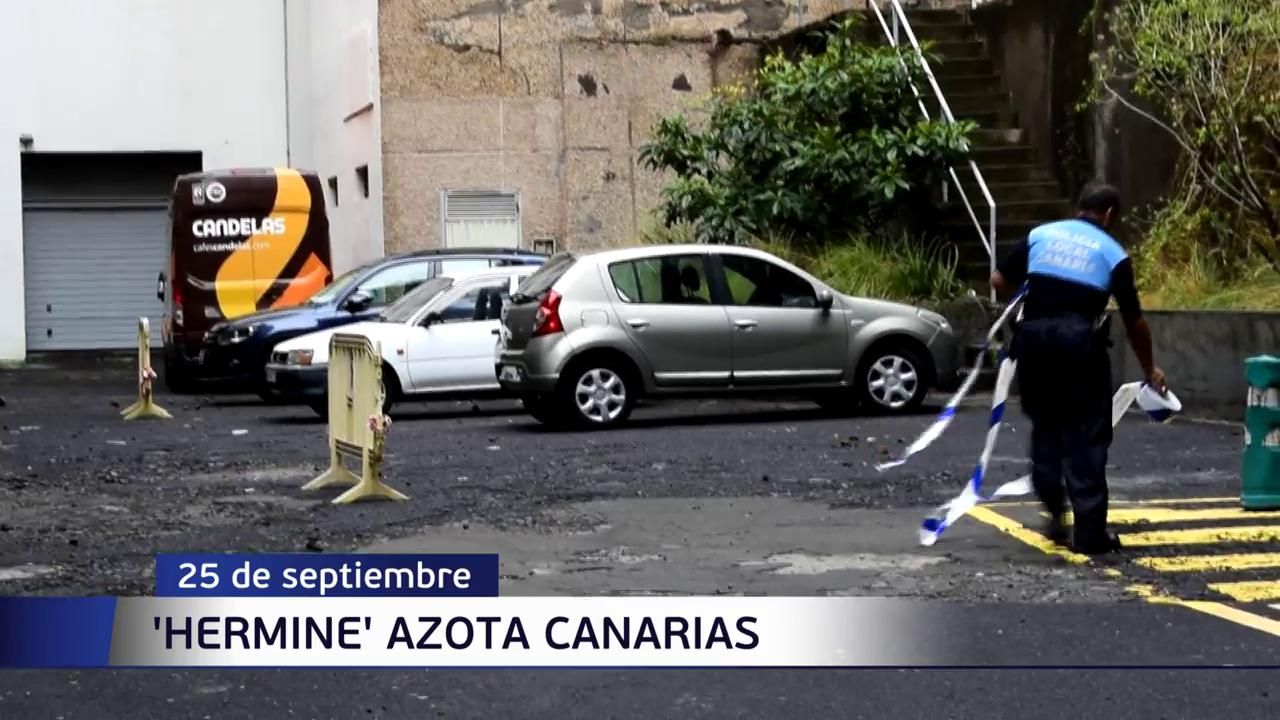 EN IMÁGENES |  Las incidencias por Hermine se multiplican en las Islas Canarias