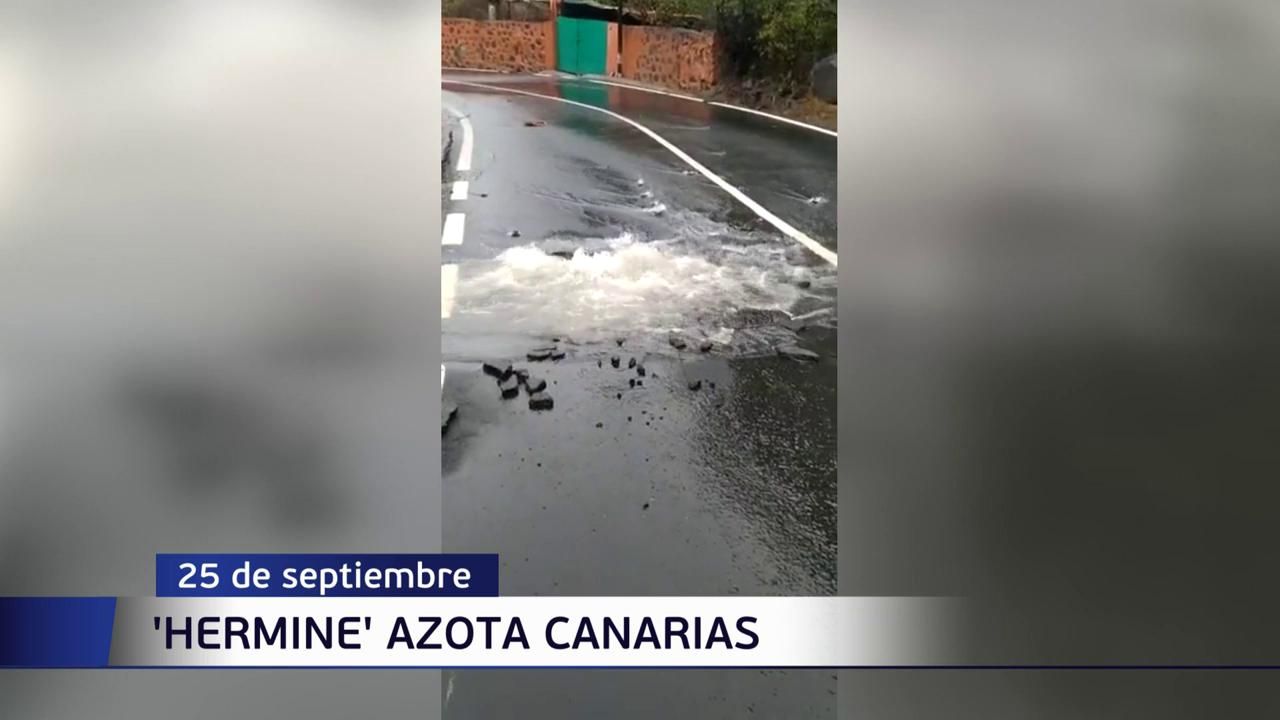 EN IMÁGENES |  Las incidencias por Hermine se multiplican en las Islas Canarias