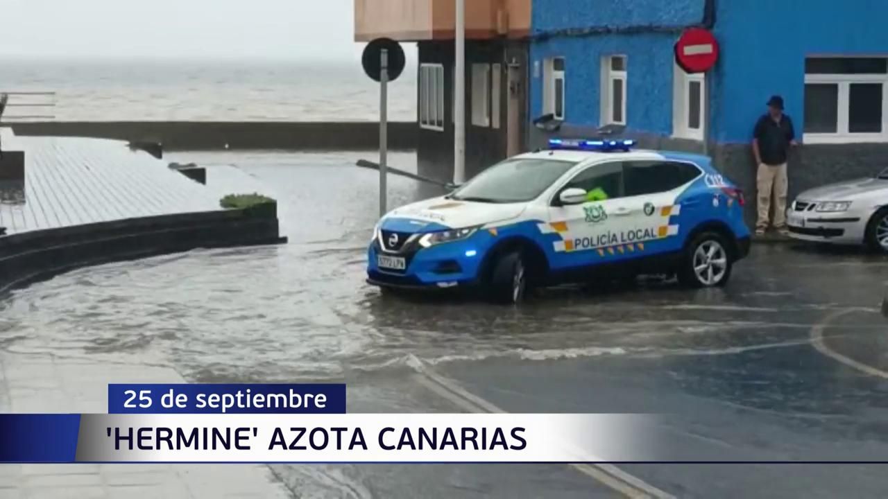 EN IMÁGENES |  Las incidencias por Hermine se multiplican en las Islas Canarias