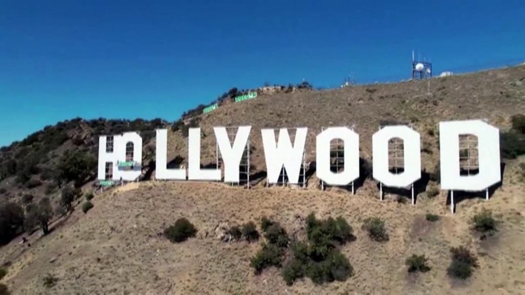 El mítico cartel de "Hollywood" se viste de gala para su centenario