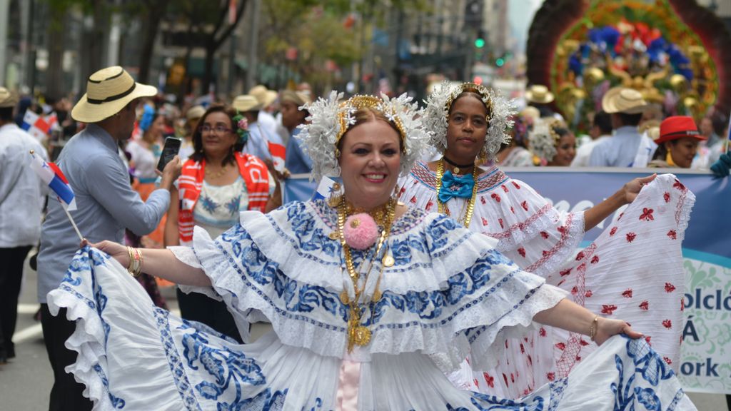 Desfile en el 12 de octubre en Nueva York, EEUU, donde se celebra el Día de Colón
