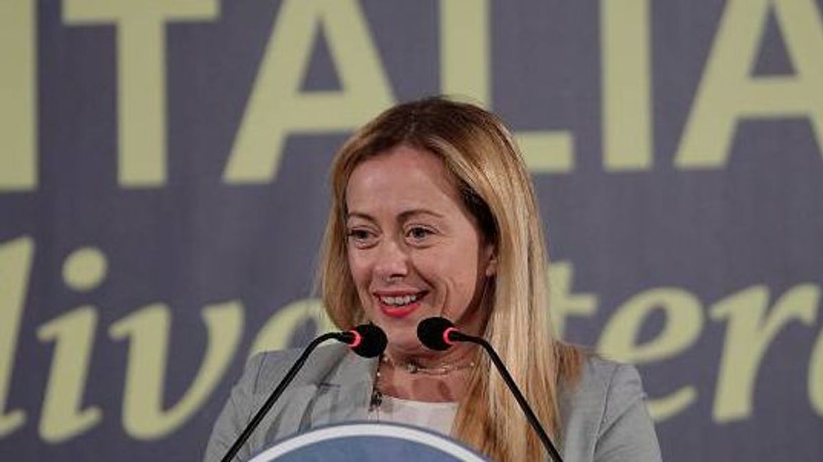 Giorgia Meloni, líder de Hermanos de Italia, primer partido del país tras las elecciones del 25 de septiembre.