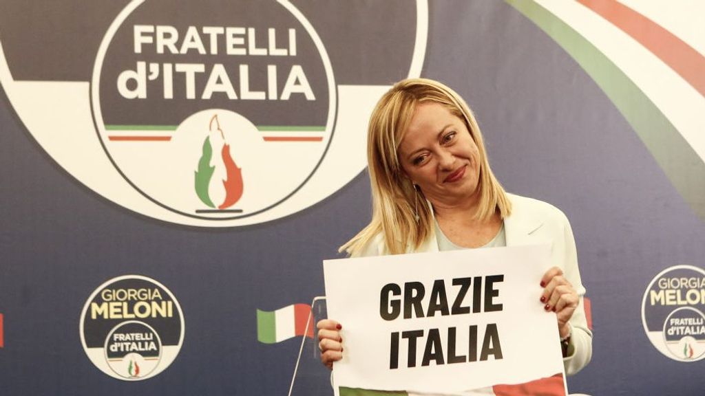 La ultraderechista Giorgia Meloni logra la mayoría en la elecciones de Italia
