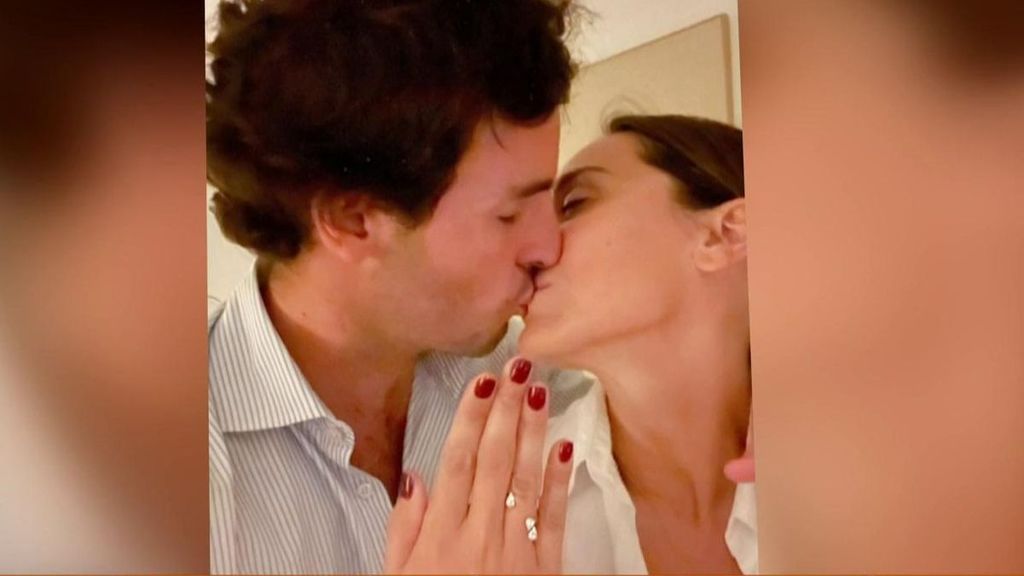 La foto con la que Tamara Falcó anunció su compromiso con Íñigo Onieva.