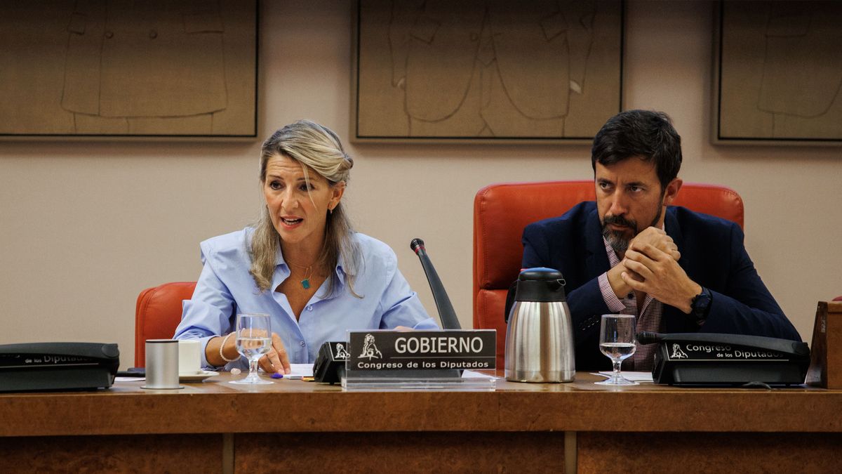 La vicepresidenta segunda y ministra de Trabajo y Economía Social, Yolanda Díaz, durante la Comisión de Trabajo, Inclusión y Seguridad Social y Migraciones, en el Congreso de los Diputados, a 26 de septiembre de 2022, en Madrid La vicepresidenta segunda y ministra de Trabajo y Economía Social, Yolanda Díaz, durante la Comisión de Trabajo, Inclusión y Seguridad Social y Migraciones, en el Congreso de los Diputados, a 26 de septiembre de 2022, en Madrid