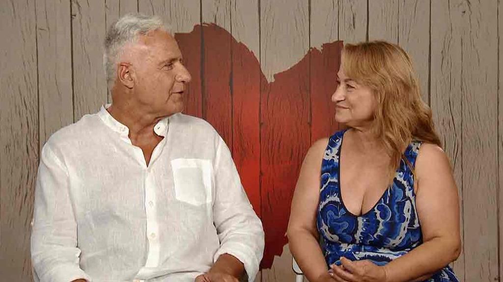 Rosario y José durante su cita en 'First Dates'