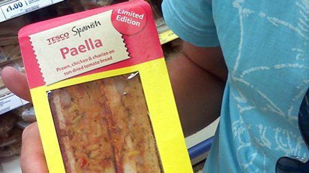 Sándwich de paella