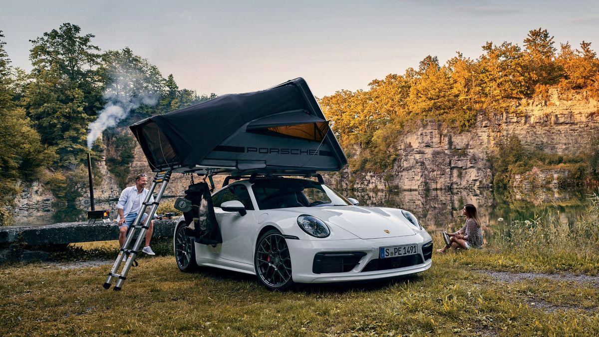 Tienda de campaña de Porsche