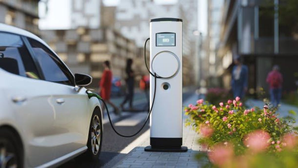 Coche eléctrico. Coche eléctrico.