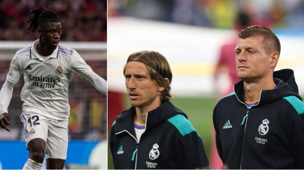 Kroos y Modric ejercen de 'profesores' con Camavinga: "Aprendo de lo que hacen fuera del campo"