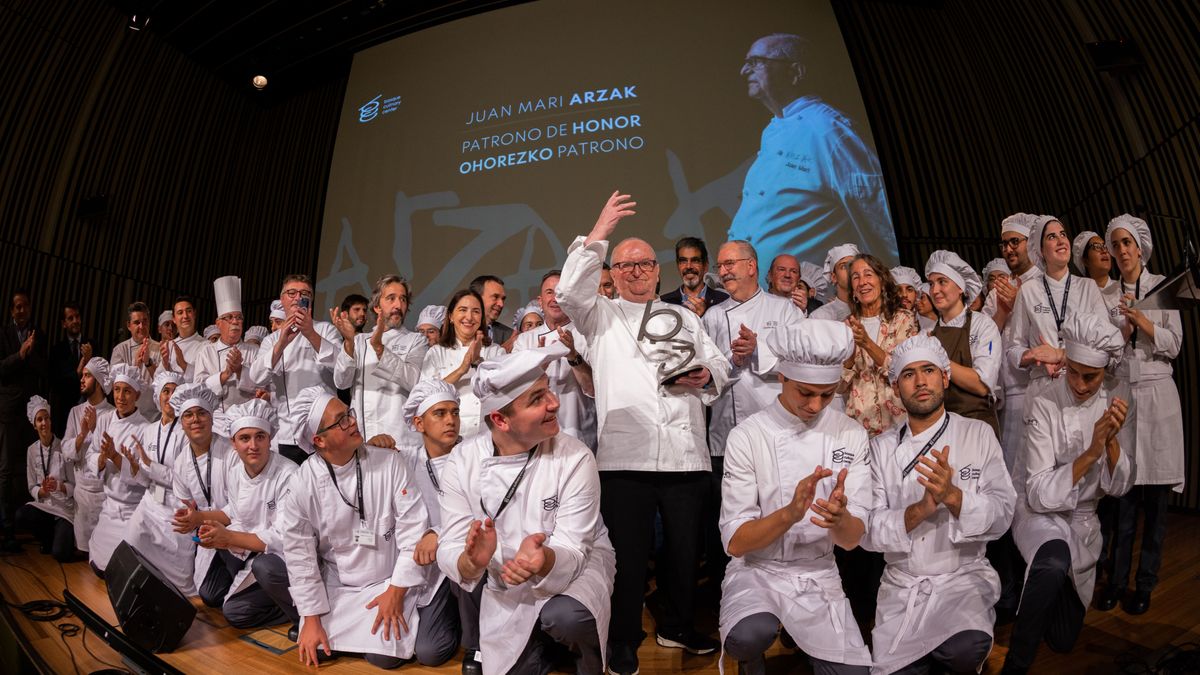 Juan Mari Arzak en el homenaje del Basque Culinary Center Juan Mari Arzak en el homenaje del Basque Culinary Center