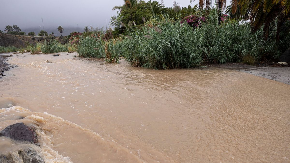 Las lluvias del ciclón tropical 'Hermine' en Canarias baten un récord histórico