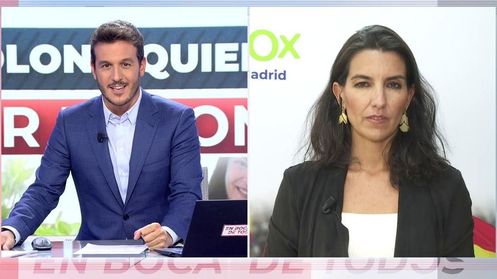 Rocío Monasterio habla con Diego Losada.