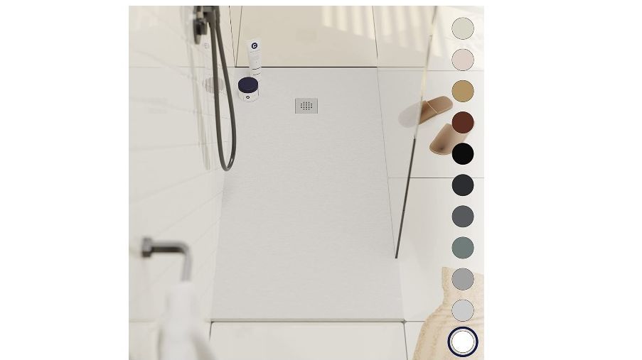 1 Plato de ducha de Crocket