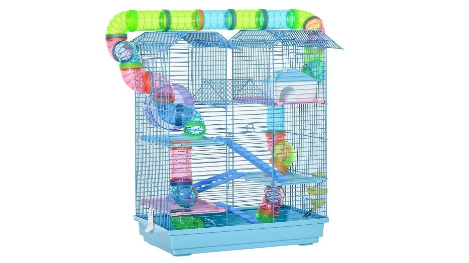 2 Jaula para hámster de PawHut