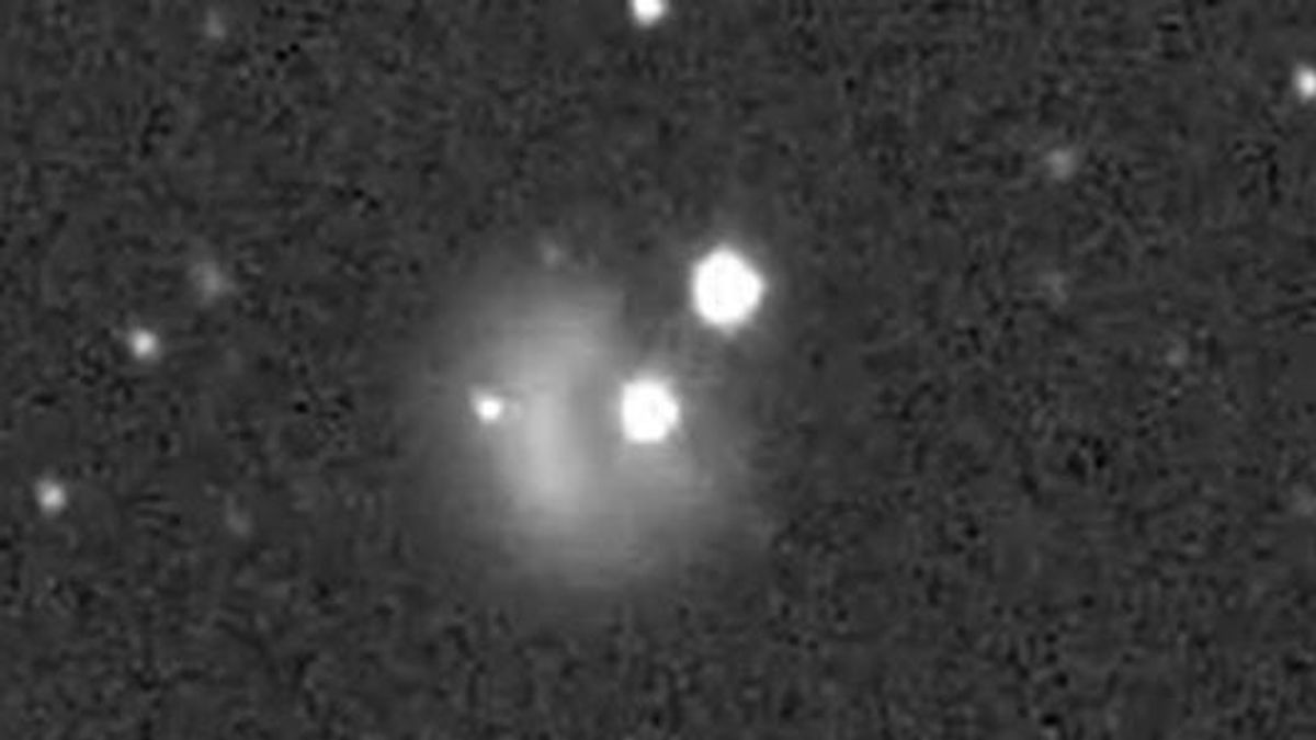 Esta es la primera imagen desde la Tierra del impacto de DART contra un asteroide