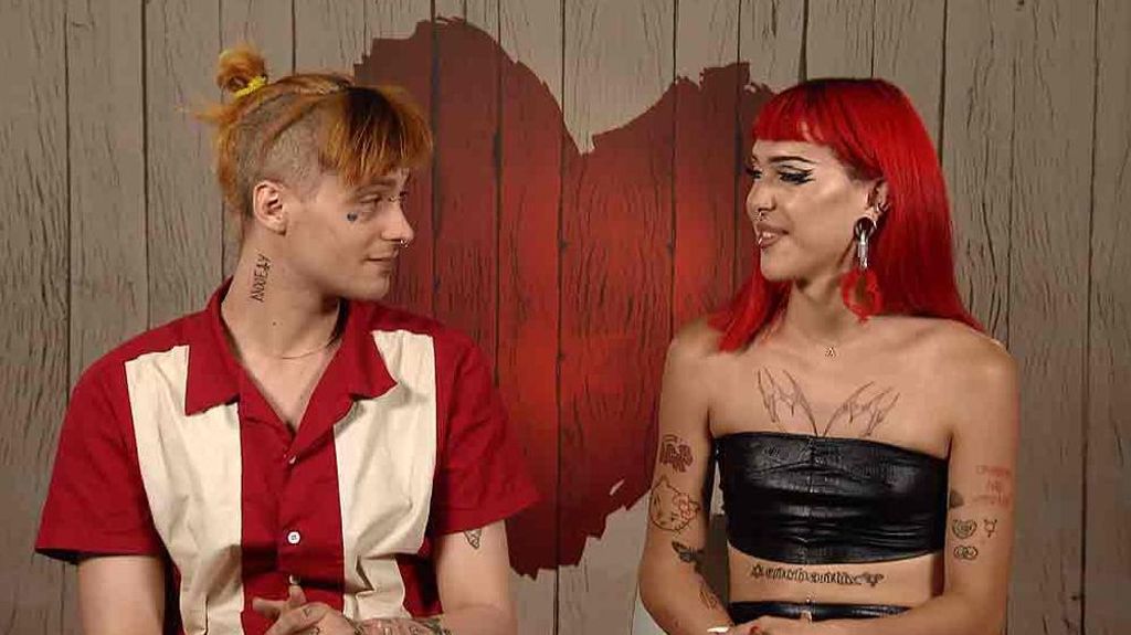 Zero y Alejandra durante su cita en 'First Dates'