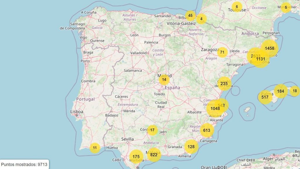 Detecciones en España de mosquito tigre