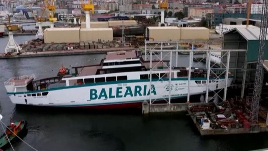 Balearia bota el primer ferry eléctrico de España para unir Ibiza y Formentera