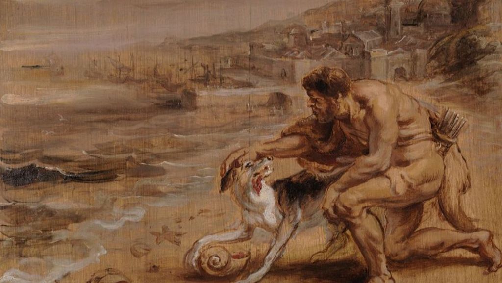 "Hércules descubriendo la púrpura" de Pedro Pablo Rubens