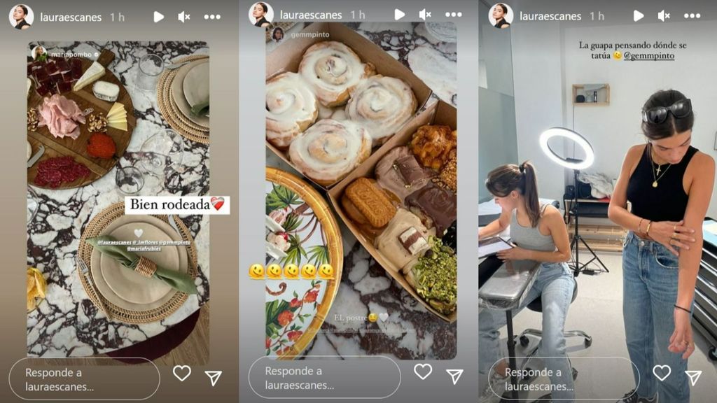 Laura Escanes ha mostrado que ha ido a comer con María Pombo y María Fernández-Rubíes a casa de Laura Matamoros