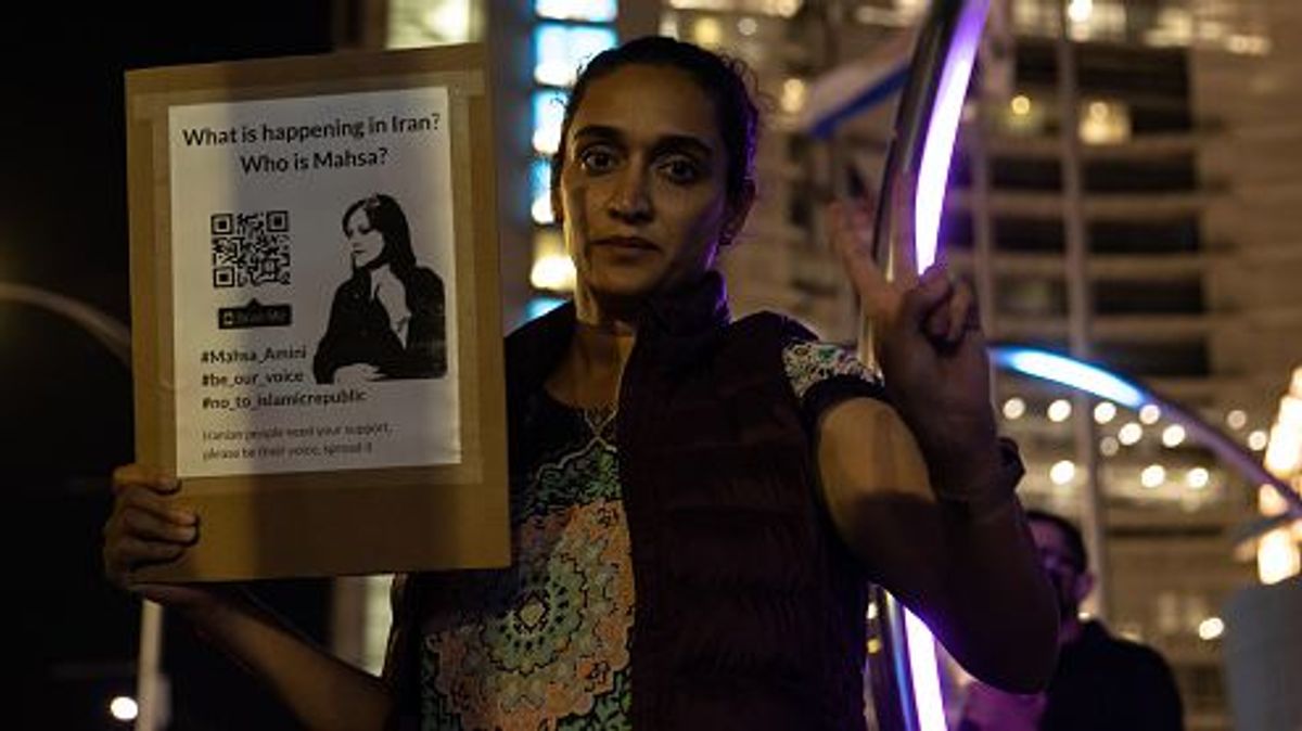 Manifestaciones en todo el mundo a favor de la libertad en Irán Manifestaciones en todo el mundo a favor de la libertad en Irán