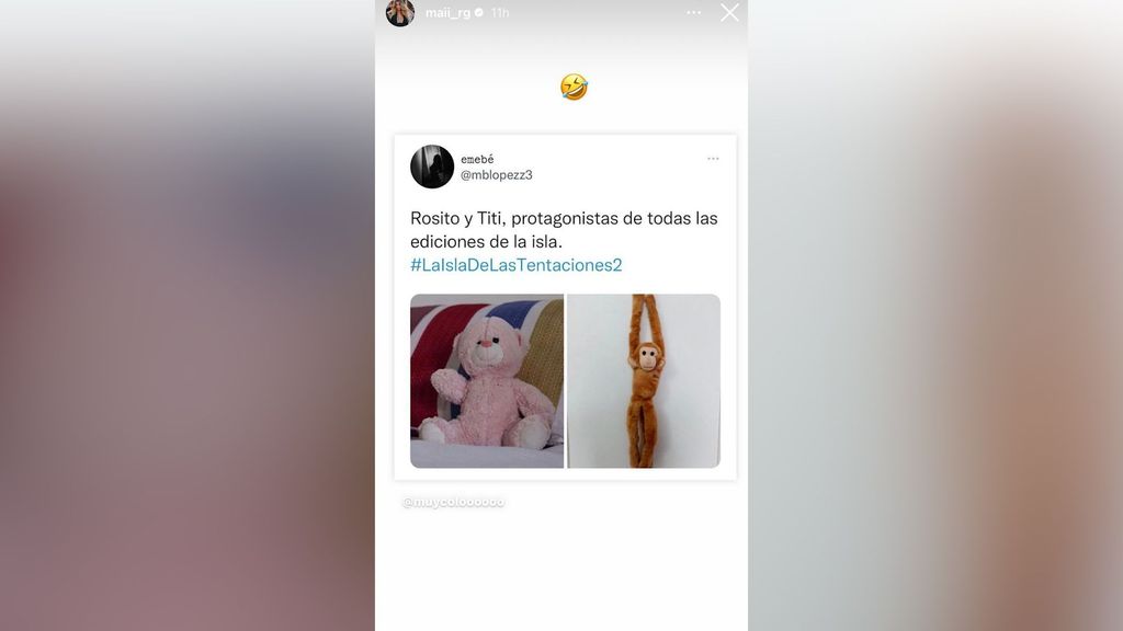 Mayka reacciona a la comparación de Rosito con Titi