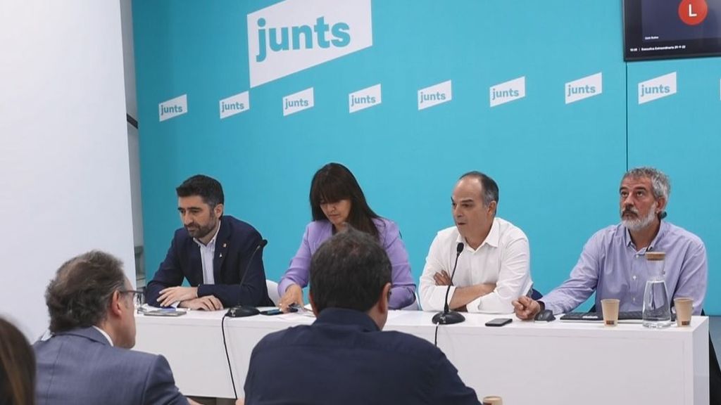 Reunión de la Ejecutiva de Junts tras el cese de Puigneró