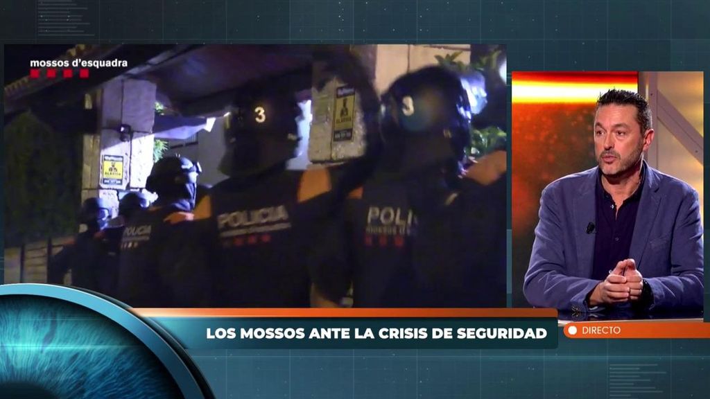 Toni Castejón, el portavoz del sindicato de los Mossos d' Esquadra: "Se ha blanqueado la violencia urbana"