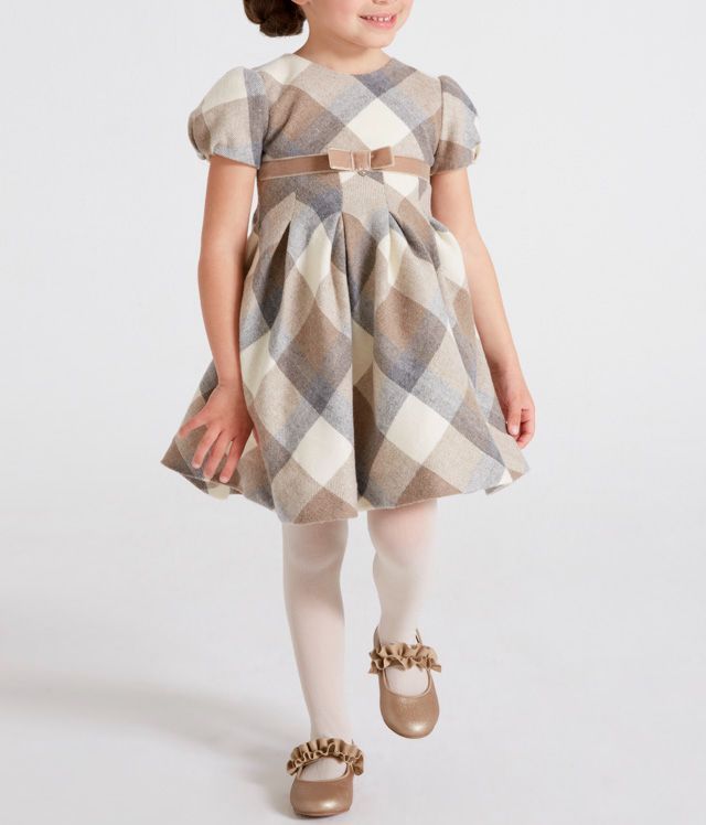 Vestido de cuadros de Mayoral