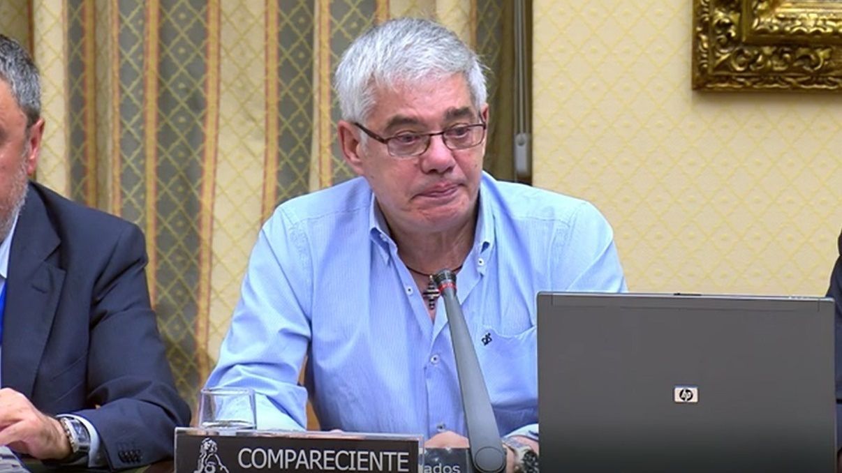 El maquinista, Francisco José Garzón Amo, durante una comparecencia en el Congreso en el año 2018.