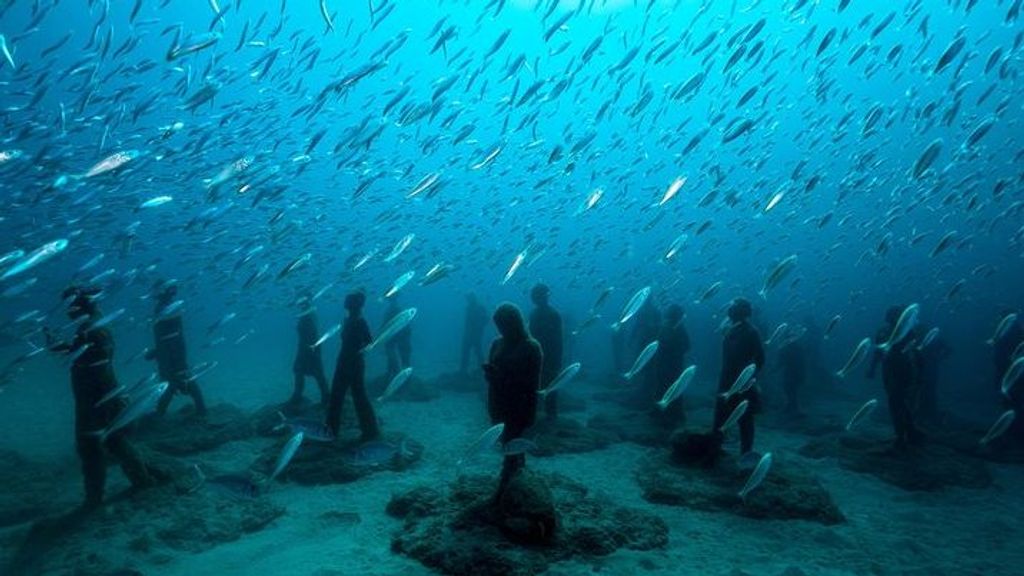 Este es el único museo submarino de España con más de 300 esculturas bajo el mar