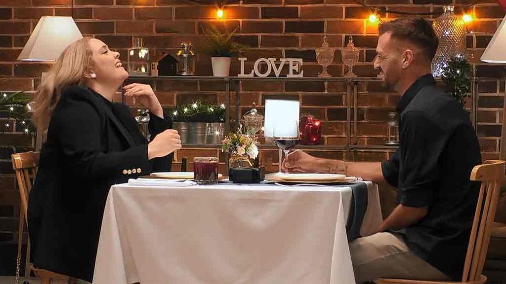 Gisseeth y José durante su cita en 'First Dates'