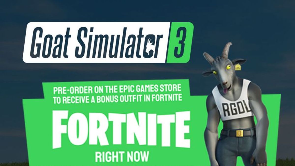 Goat Simulator en Fortnite