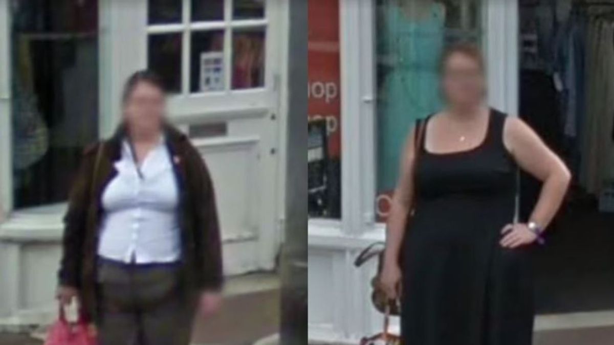 Google Maps capta a una mujer en el mismo sitio nueve años después