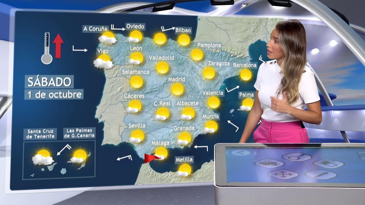 Las temperaturas disparan en España: el tiempo para el primer fin de semana de octubre