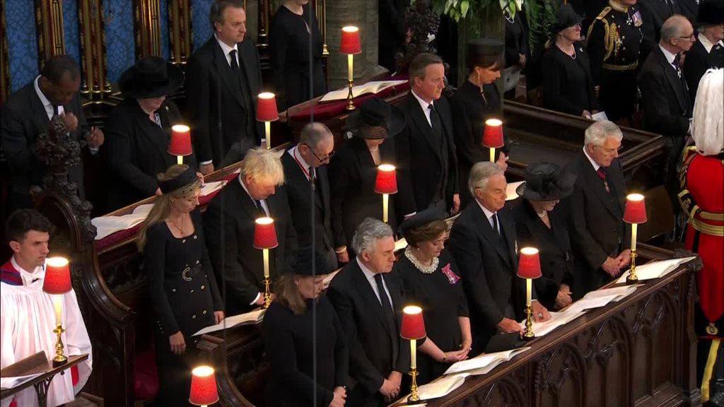 Los impresionantes dos minutos de silencio del funeral de Isabel II
