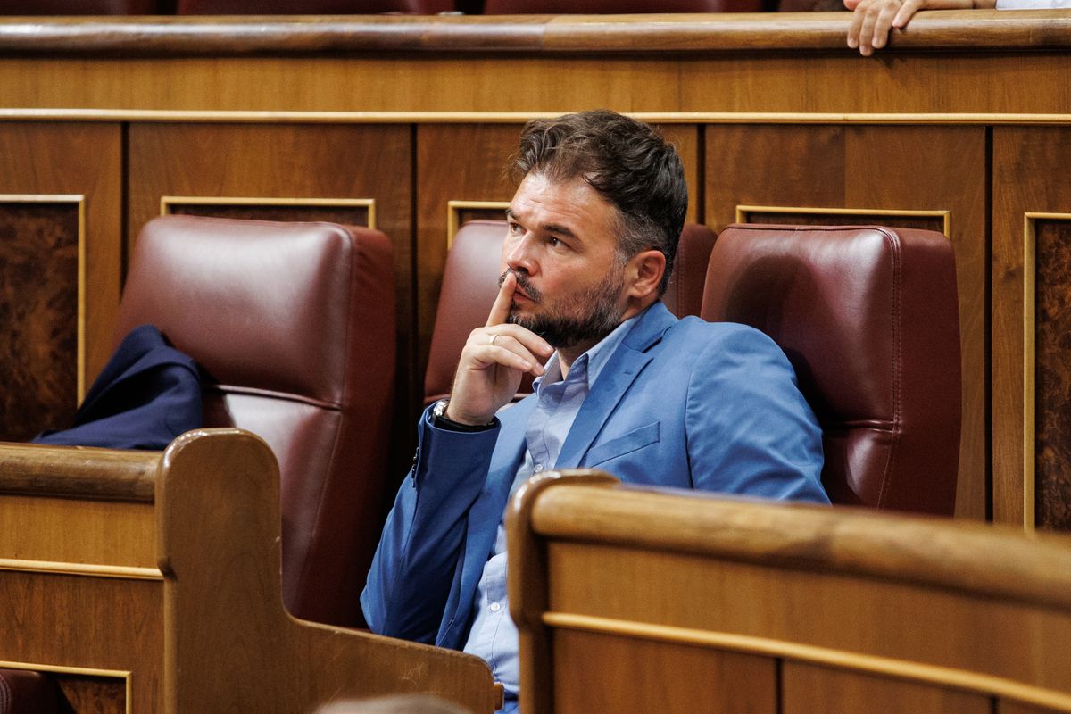 El portavoz de ERC en el Congreso de los Diputados, Gabriel Rufián. El portavoz de ERC en el Congreso de los Diputados, Gabriel Rufián.