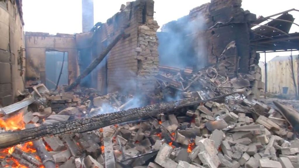 Los ucranianos malviven bajo tierra para evitar los bombardeos rusos