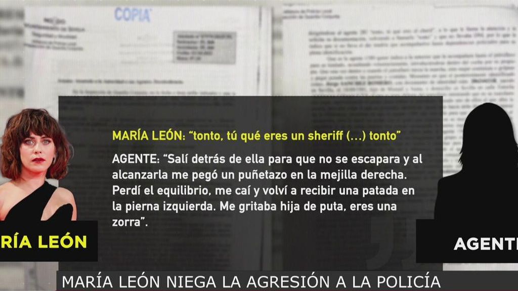 Detención María León: 'CAD' accede al atestado policial
