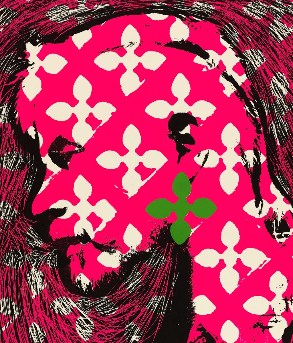 Detalle obra de Thomas Günther Frieder, "Frieder, ehemaliger Friedhofsarbeiter", 1989.